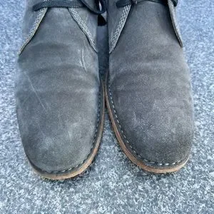 John Varvatos Hand Made in Portugal Suede Chukka Boot Mens Size 10. John Varvatos Chukka Boots Dark Gray Suede Size 9  main image 4